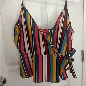 Brand new Guess colorful striped tank top